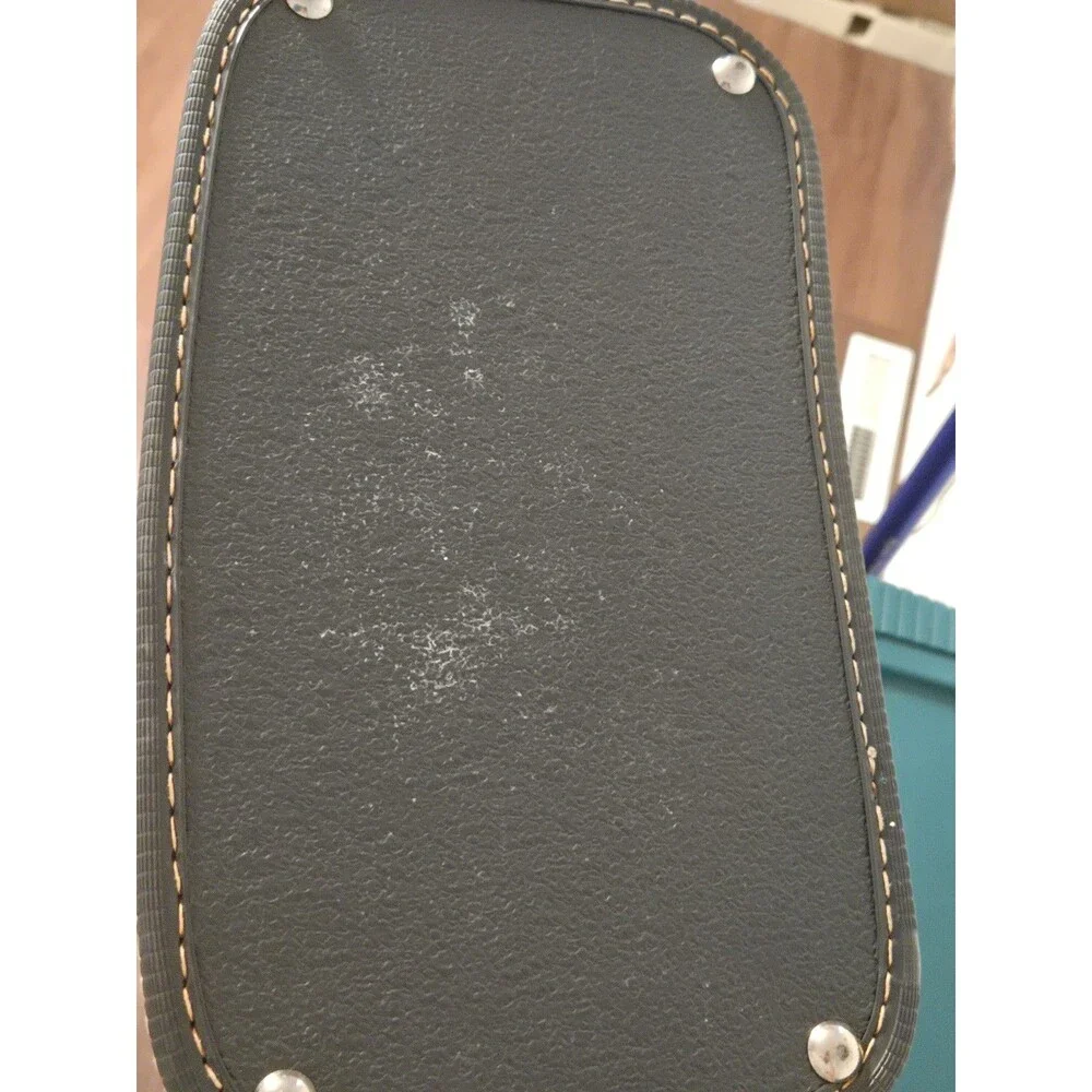 Vintage Blue Train/Vanity Case